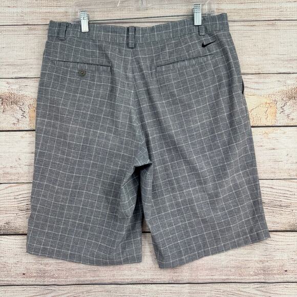 Nike Golf Tour Performance Golf Shorts Men's Size 34 Gray/White Dri Fit - Picture 2 of 10
